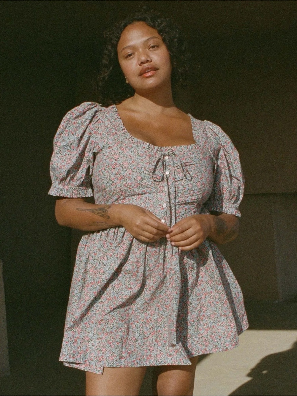 Doen Trail Dress in Petit Jardin